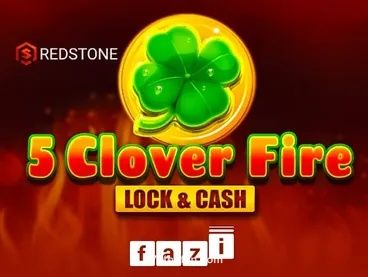 5 Clover Fire Lock & Cash Slot Art